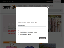 Tablet Screenshot of entrepot-202.com